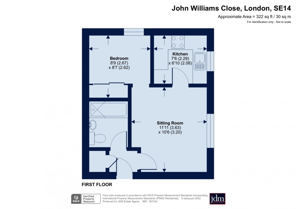 Floorplan for New Cross, London