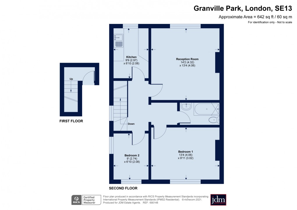 Floorplan for Granville Park, Blackheath