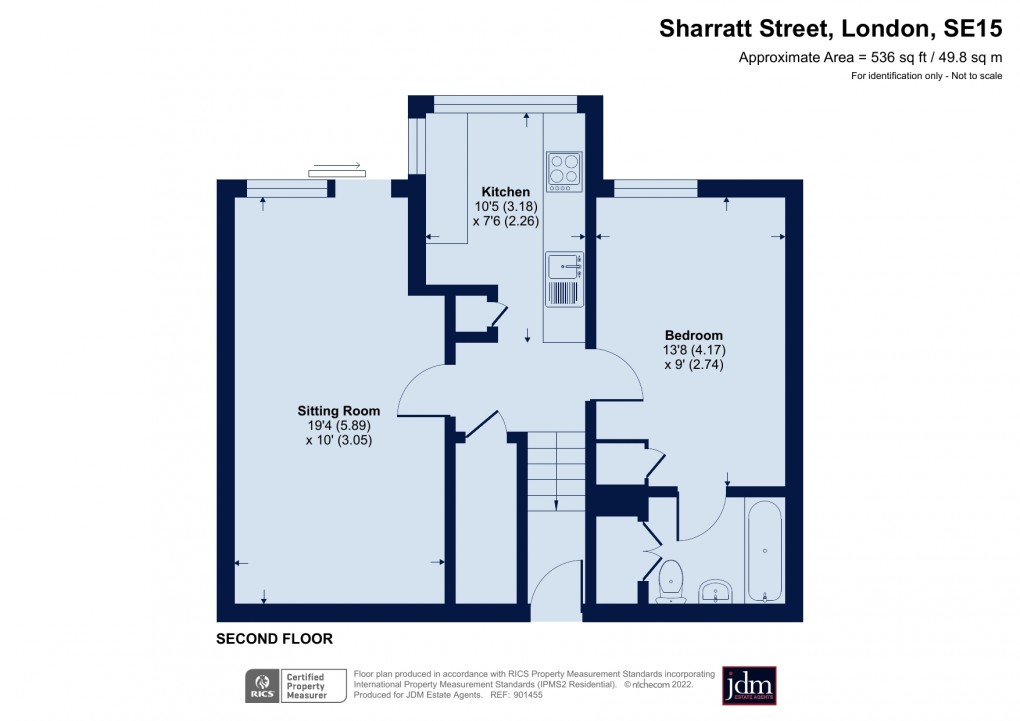 Floorplan for Deptford, London