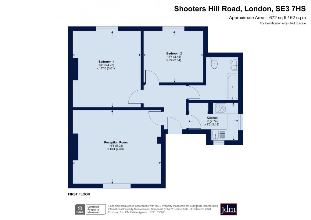 Floorplan for Blackheath, London