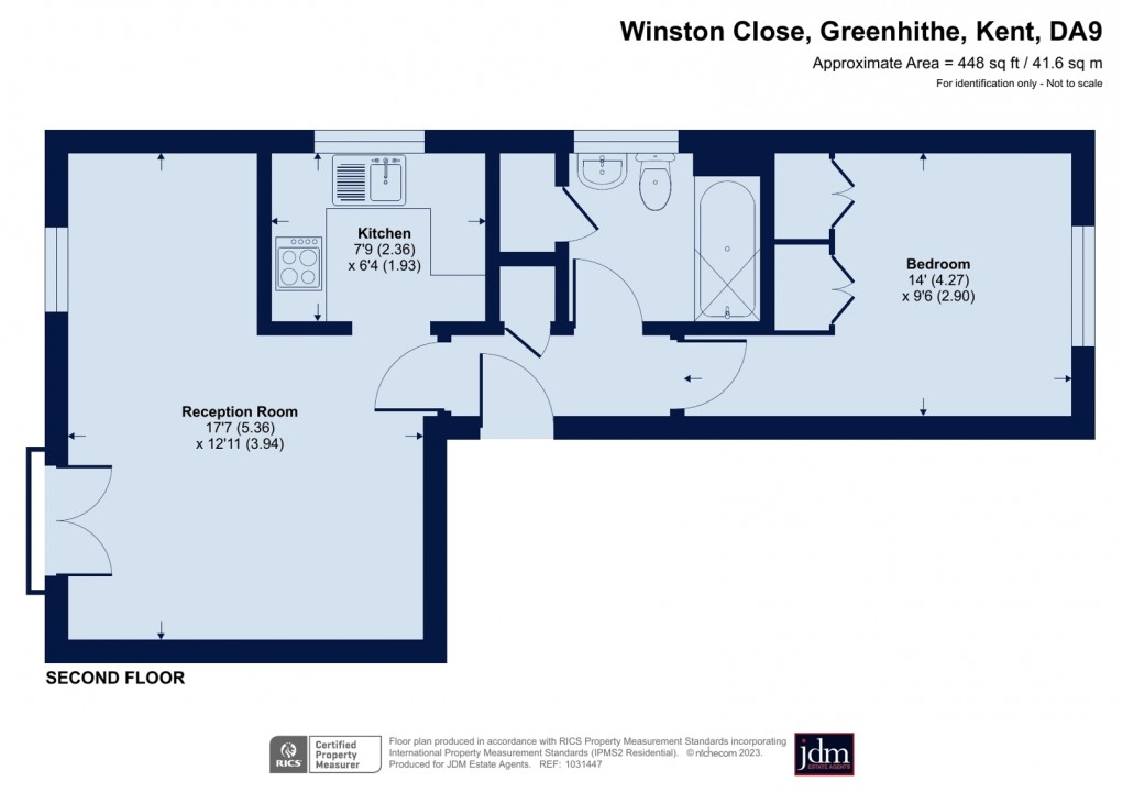 Floorplan for Greenhithe, Kent