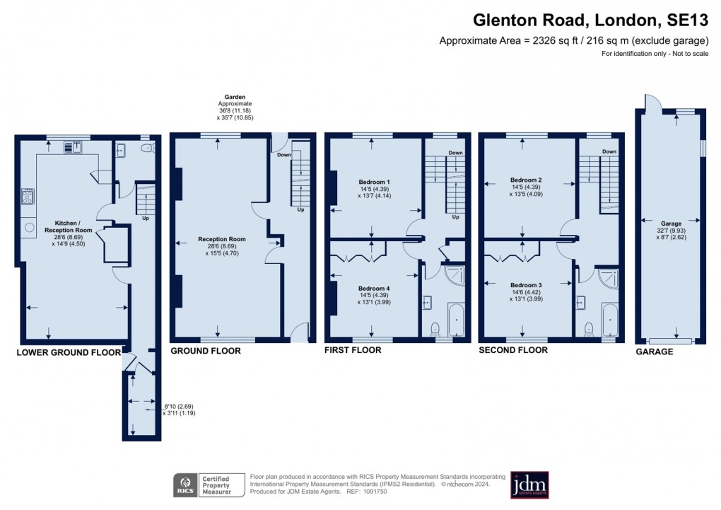 Floorplan for Blackheath, London