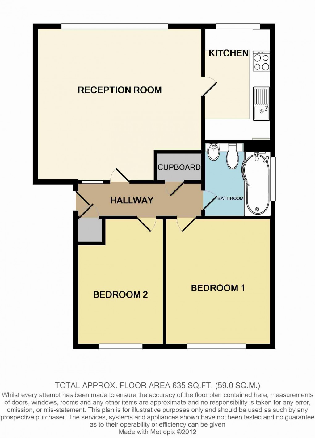 Floorplan for Dyke Drive, Orpington, Kent