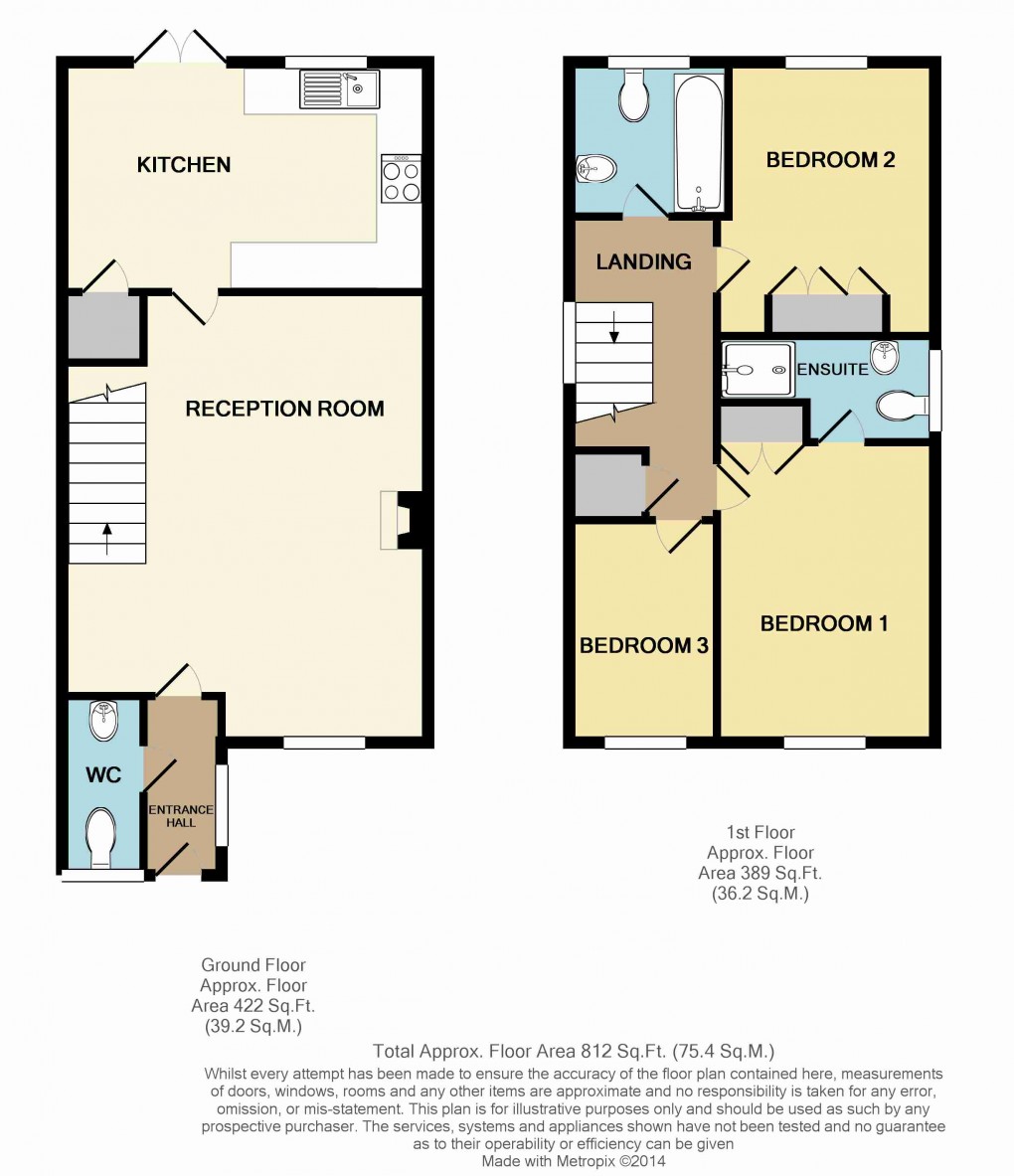 Floorplan for Helegan Close, Orpington, Kent