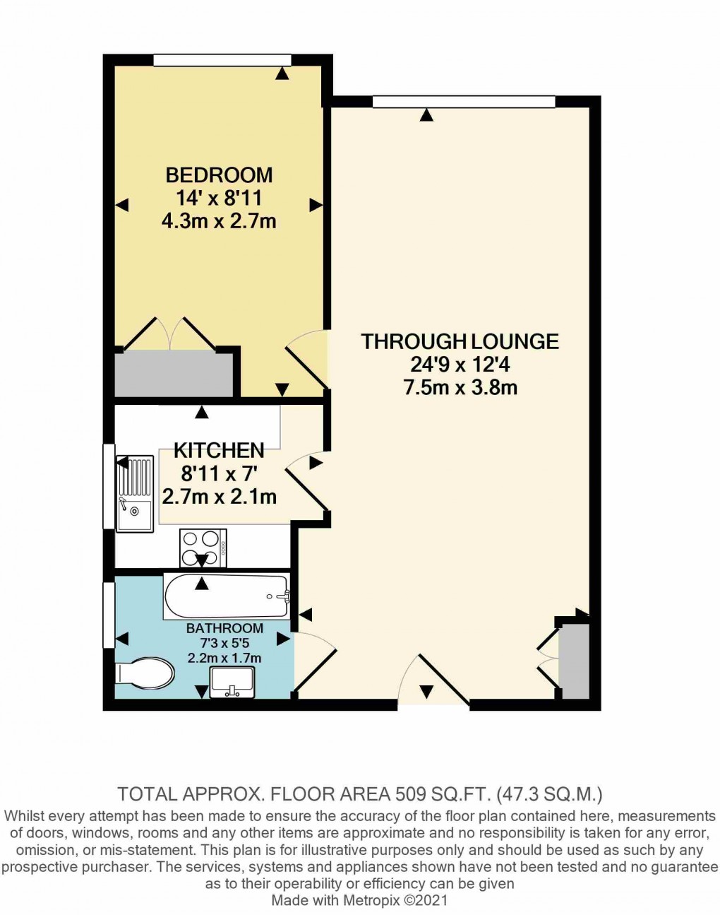 Floorplan for Orchard Road, Bromley, Kent