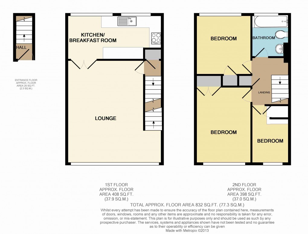 Floorplan for Woodcote Drive, Orpington