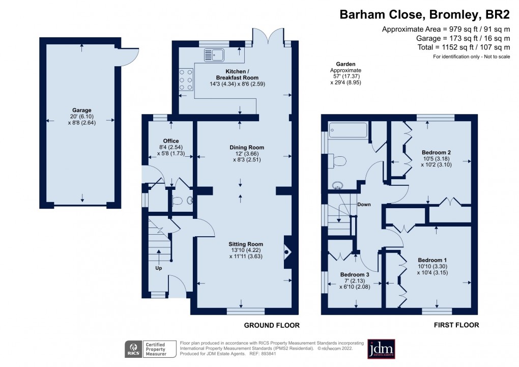 Floorplan for Bromley, Kent