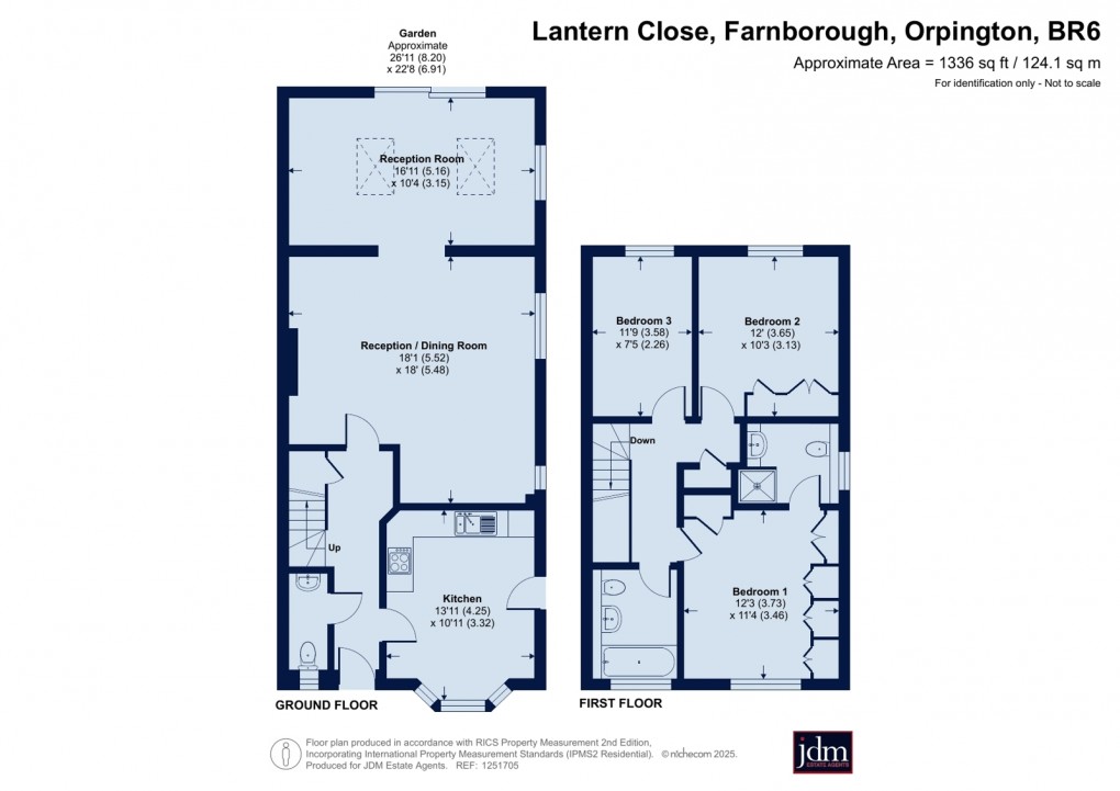 Floorplan for Farnborough, Orpington, Kent