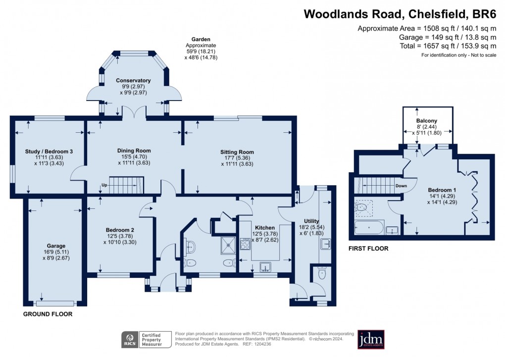 Floorplan for Green Street Green, Orpington, Kent