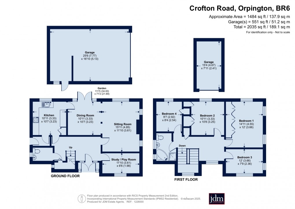 Floorplan for Crofton Road, Orpington, Kent