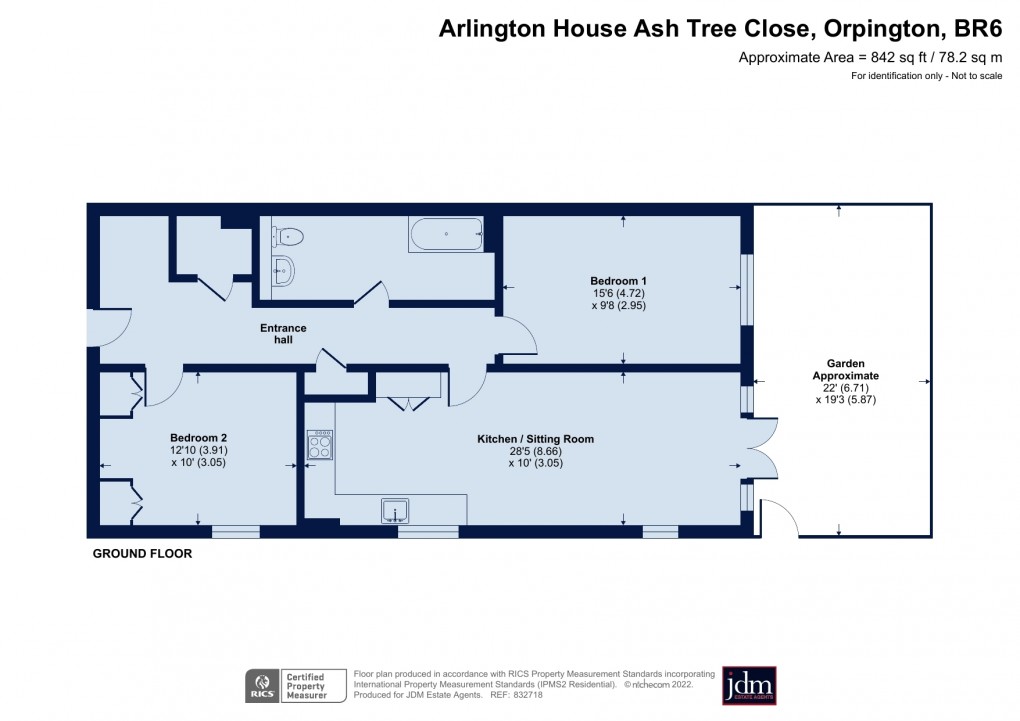 Floorplan for Farnborough, Orpington, Kent