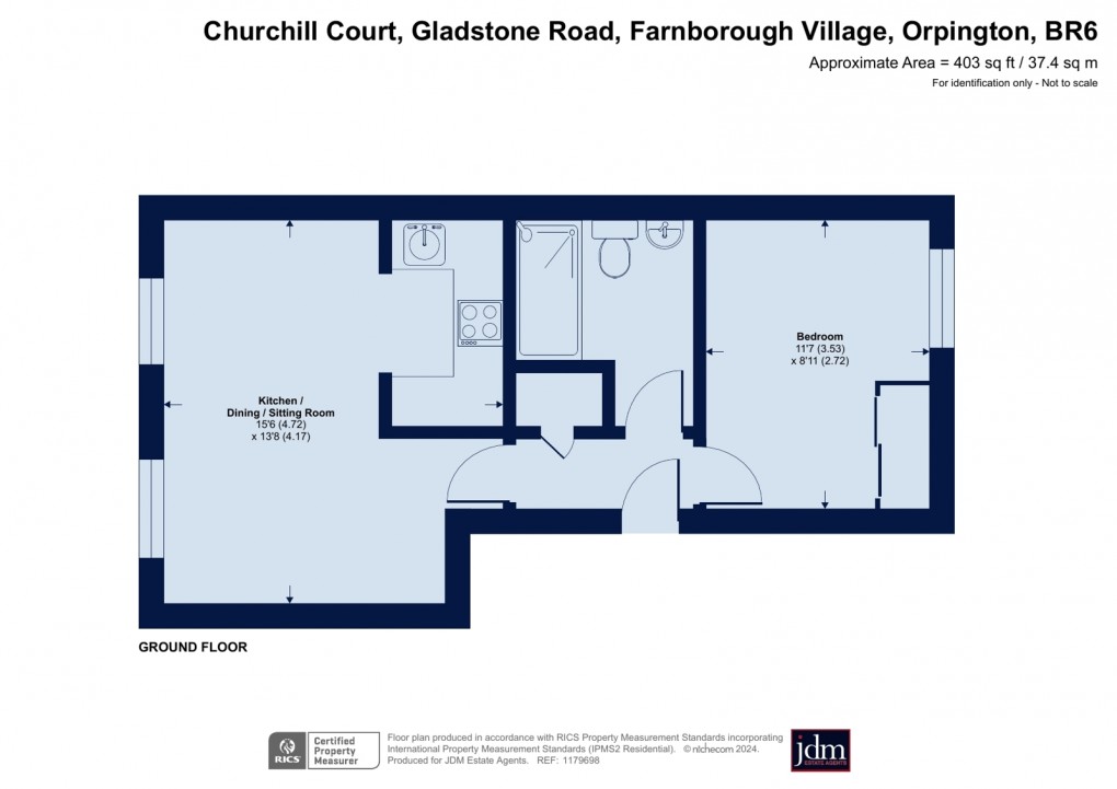 Floorplan for Farnborough Village, Orpington, Kent