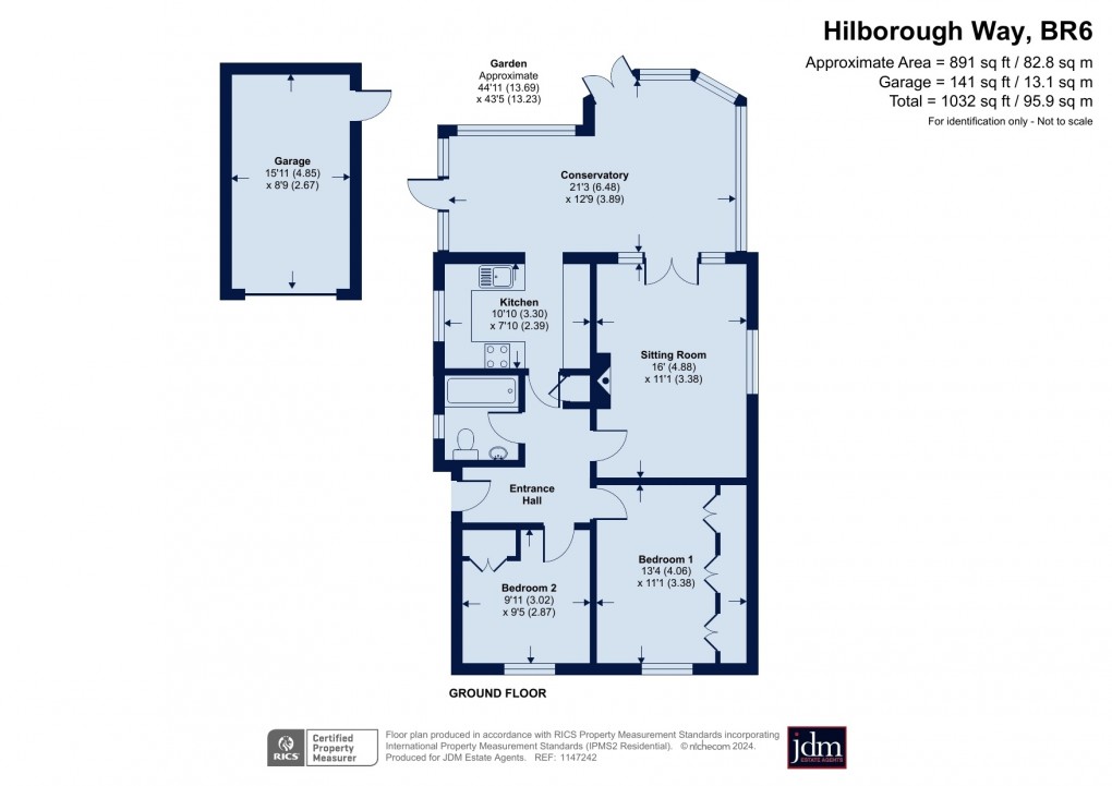 Floorplan for Farnborough Village, Orpington, Kent