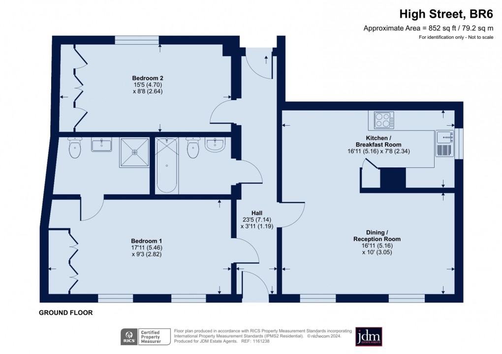 Floorplan for Farnborough Village, Orpington, Kent