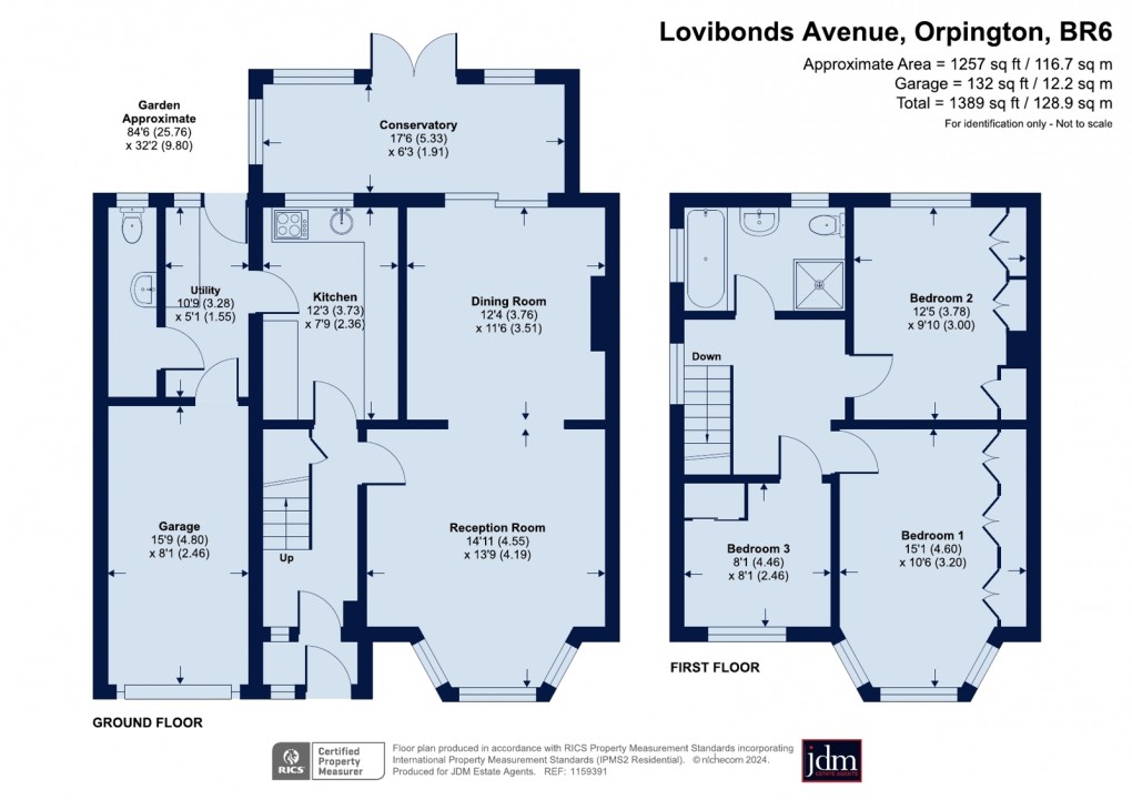 Floorplan for Orpington, Kent