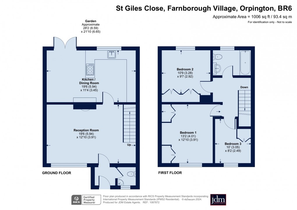 Floorplan for Farnborough Village, Orpington, Kent