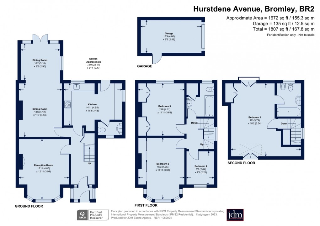 Floorplan for Hayes, Bromley, Kent