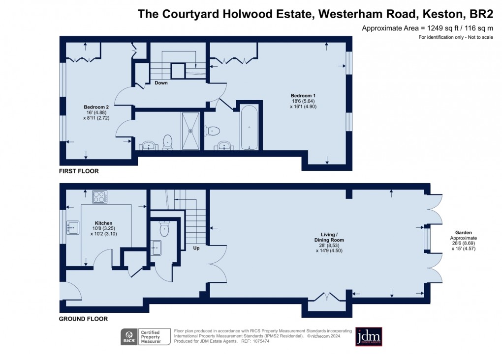 Floorplan for Westerham Road, Keston, Kent