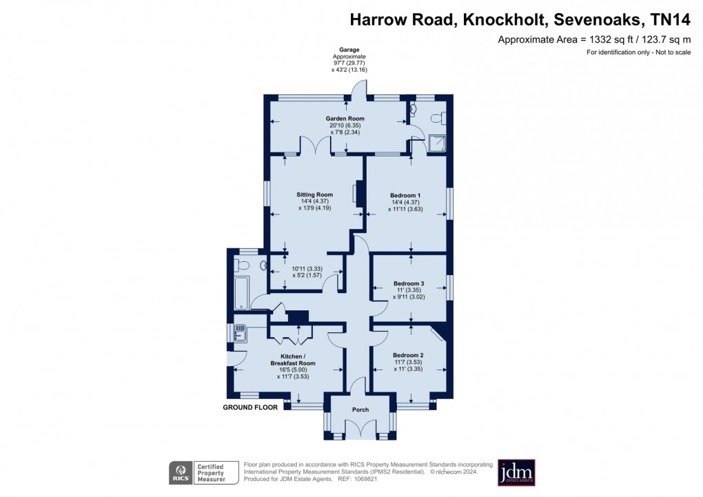 Floorplan for Knockholt, Sevenoaks, Kent