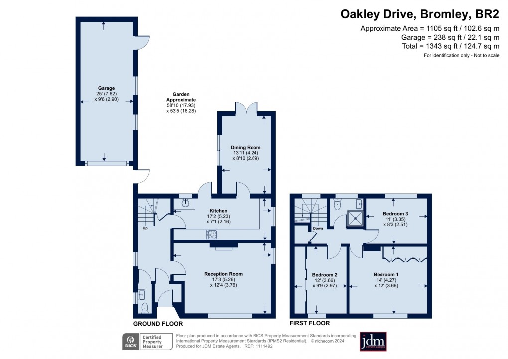 Floorplan for Keston, Bromley, Kent