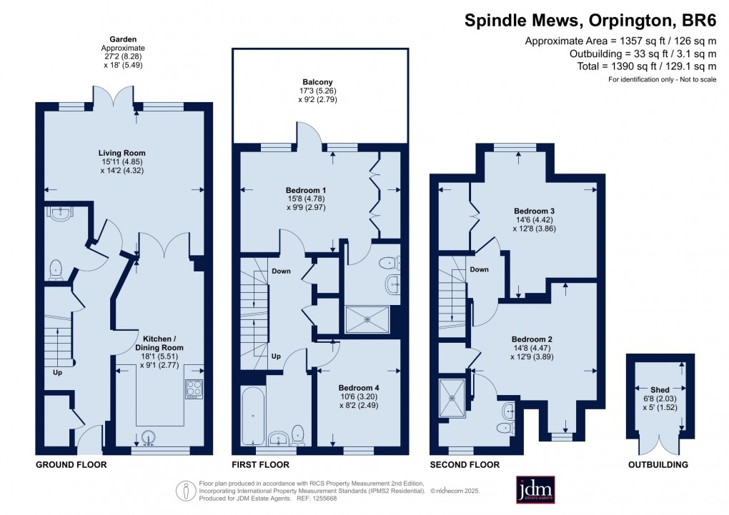 Floorplan for Orpington, Kent