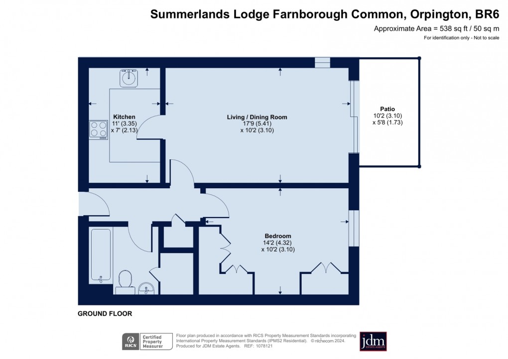 Floorplan for Orpington, Kent