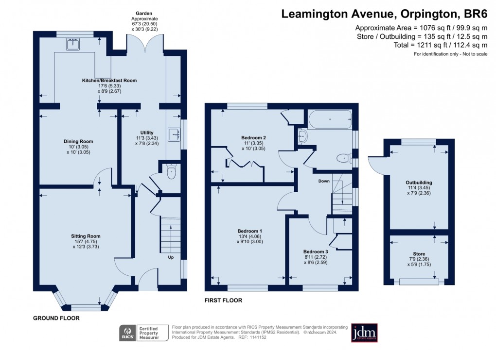 Floorplan for Orpington, Kent