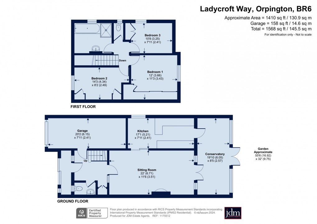 Floorplan for Farnborough Village, Orpington, Kent