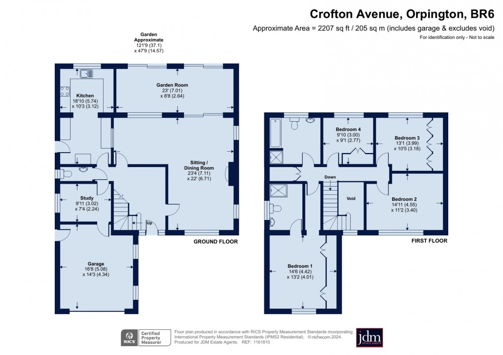 Floorplan for Orpington, Kent