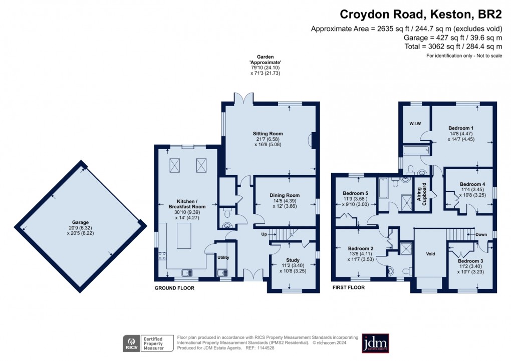 Floorplan for Keston, Kent