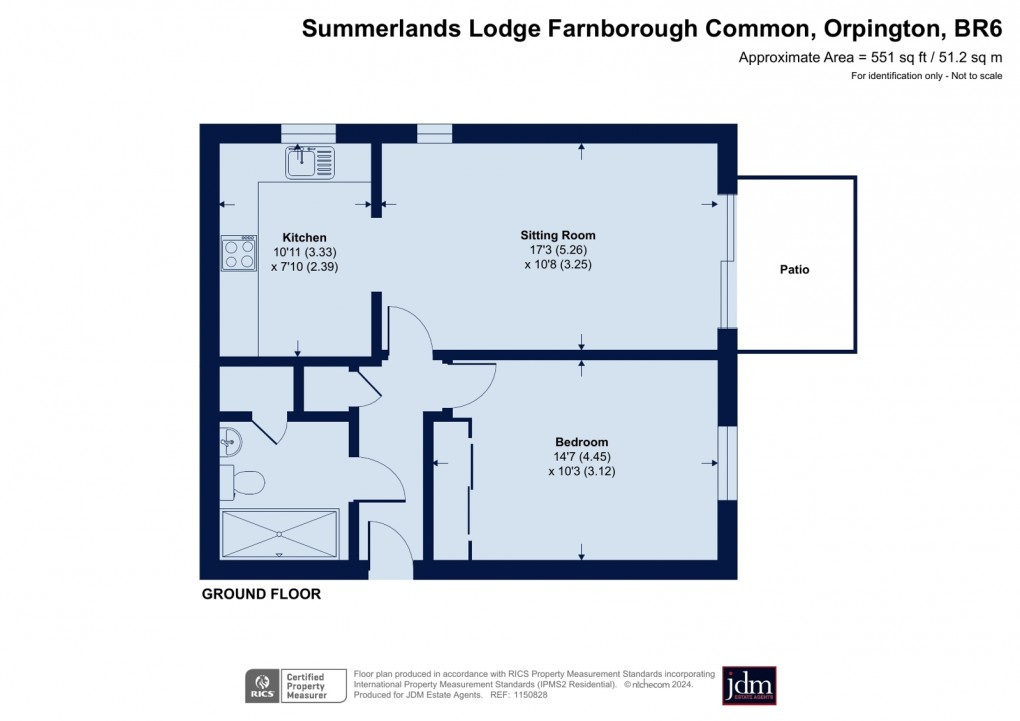 Floorplan for Orpington, Kent