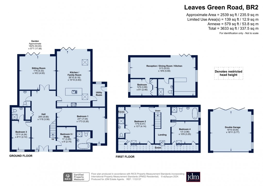 Floorplan for Leaves Green Road, Keston, Kent