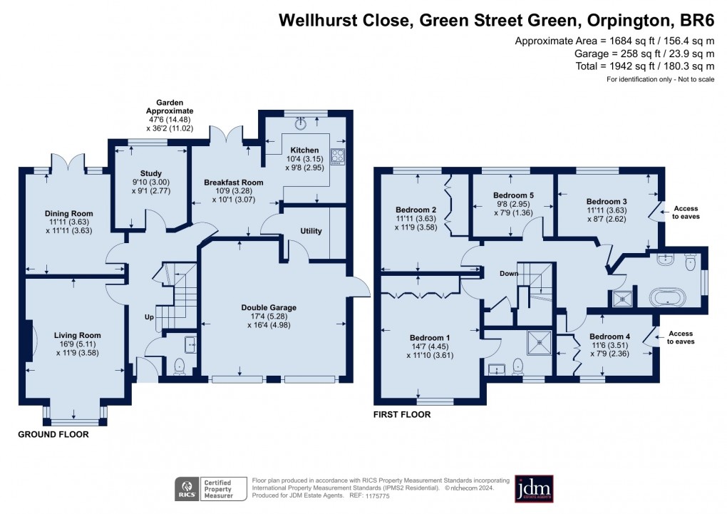 Floorplan for Green Street Green, Orpington, Kent