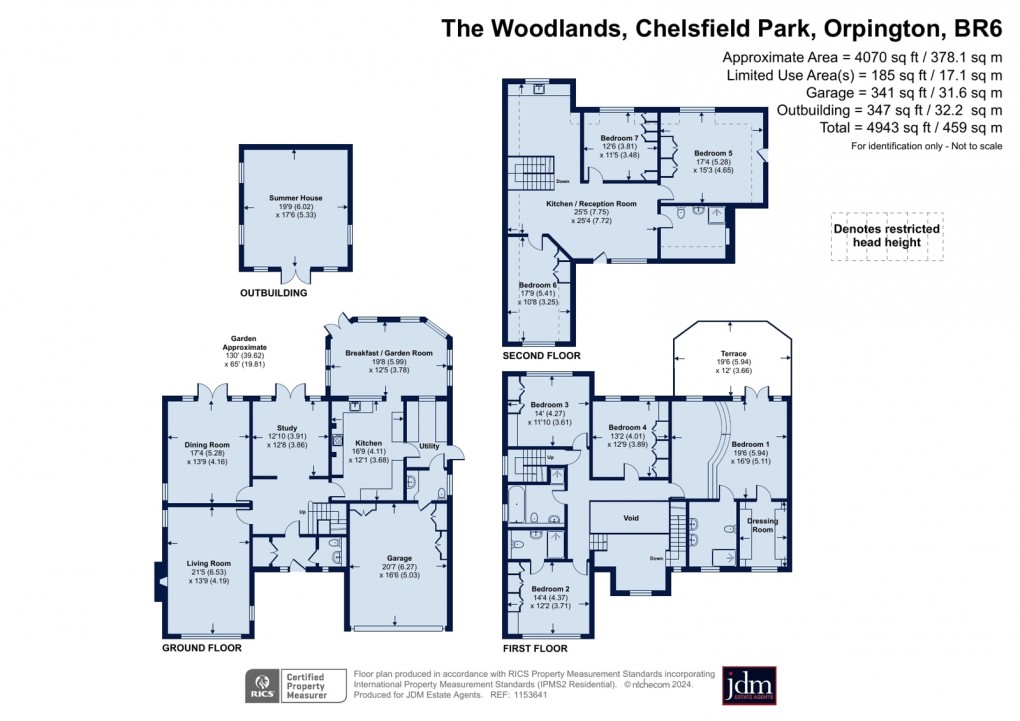 Floorplan for Chelsfield Park, Orpington, Kent