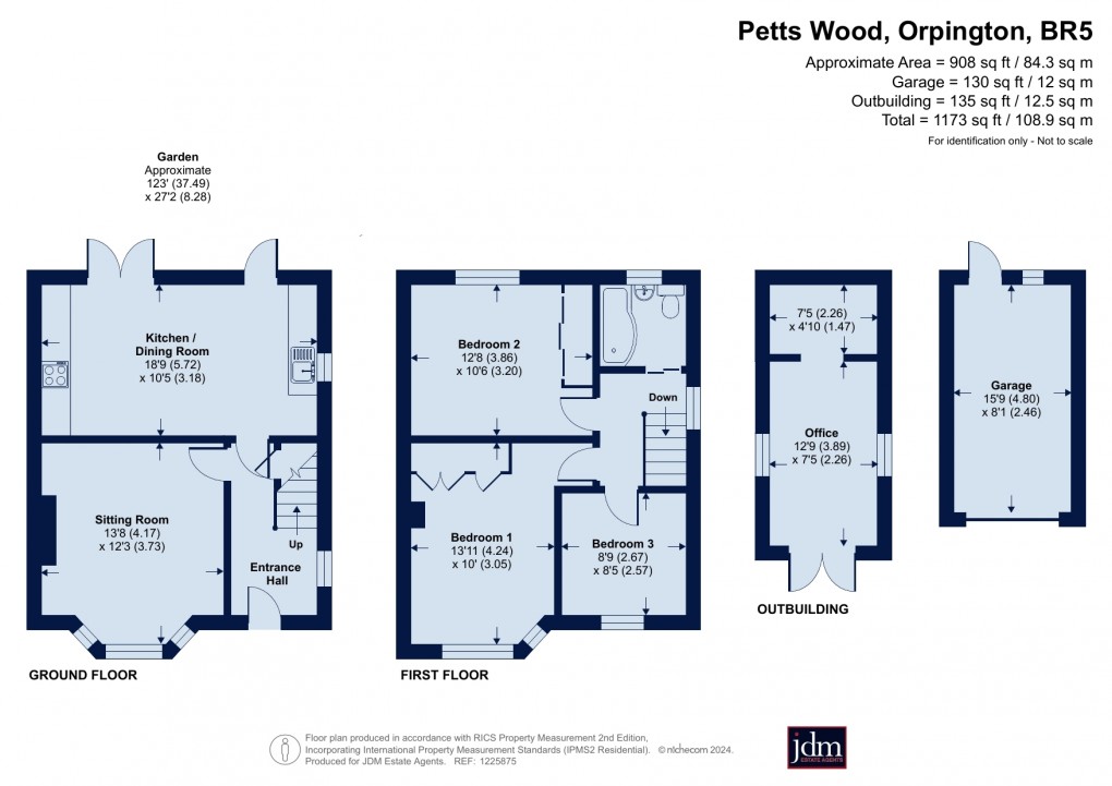 Floorplan for Petts Wood, Orpington