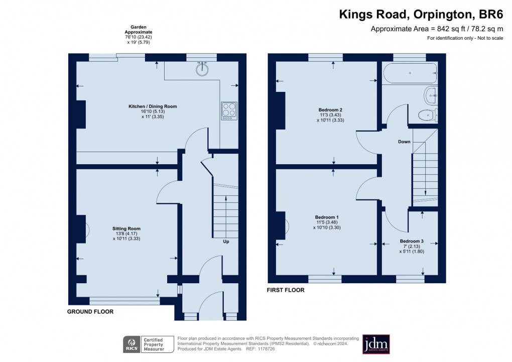 Floorplan for Orpington, Kent