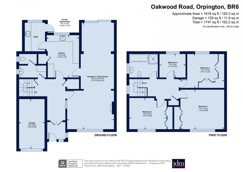 Floorplan for Orpington, Kent