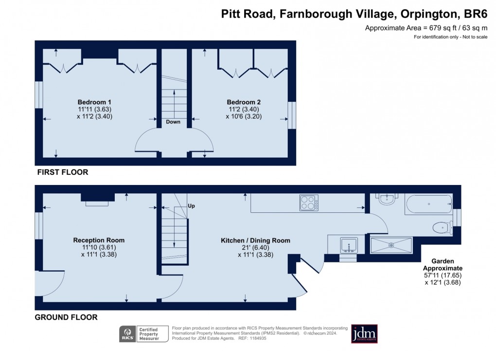 Floorplan for Farnborough Village, Orpington, Kent