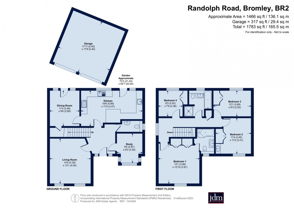 Floorplan for Bromley, Kent