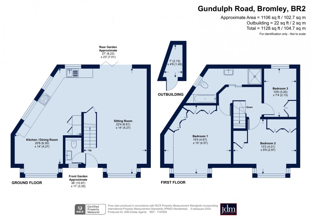 Floorplan for Bromley, Kent