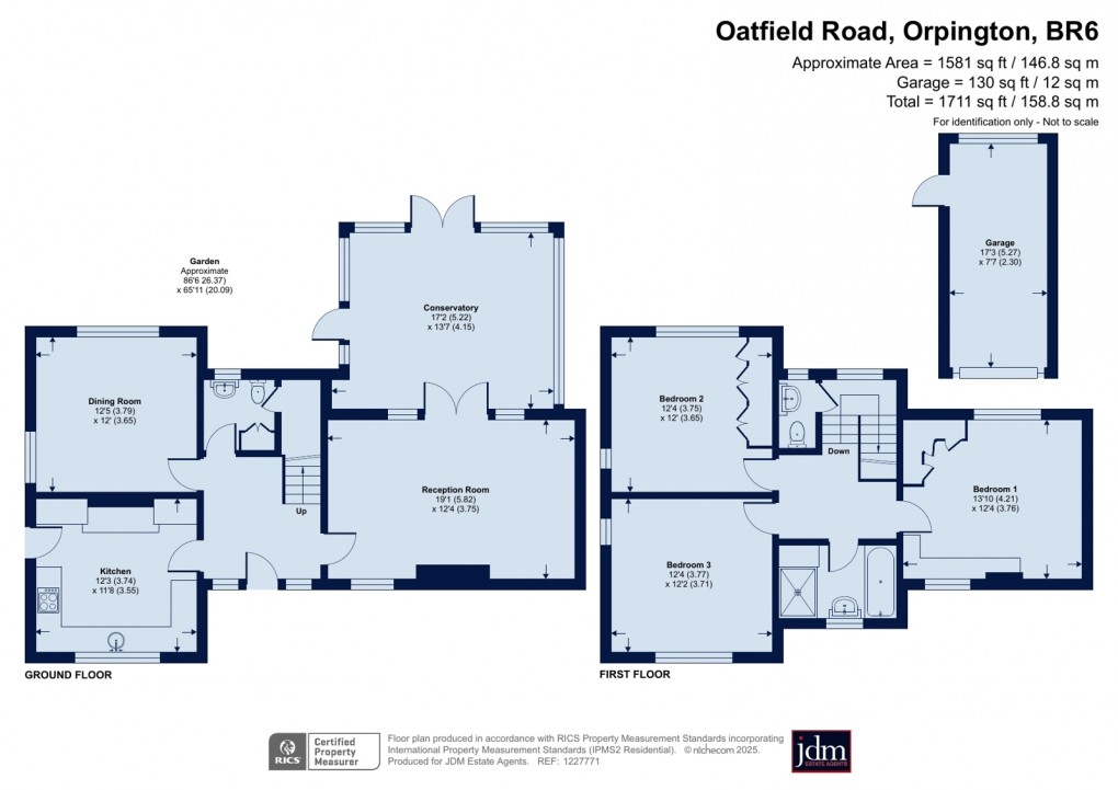 Floorplan for Orpington, Kent