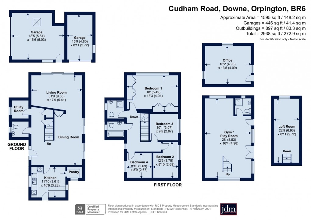 Floorplan for Downe, Orpington, Kent