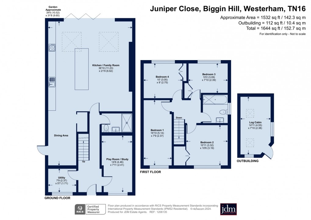 Floorplan for Biggin Hill, Westerham, Kent