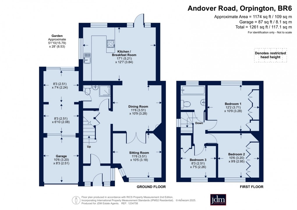 Floorplan for Orpington, Kent