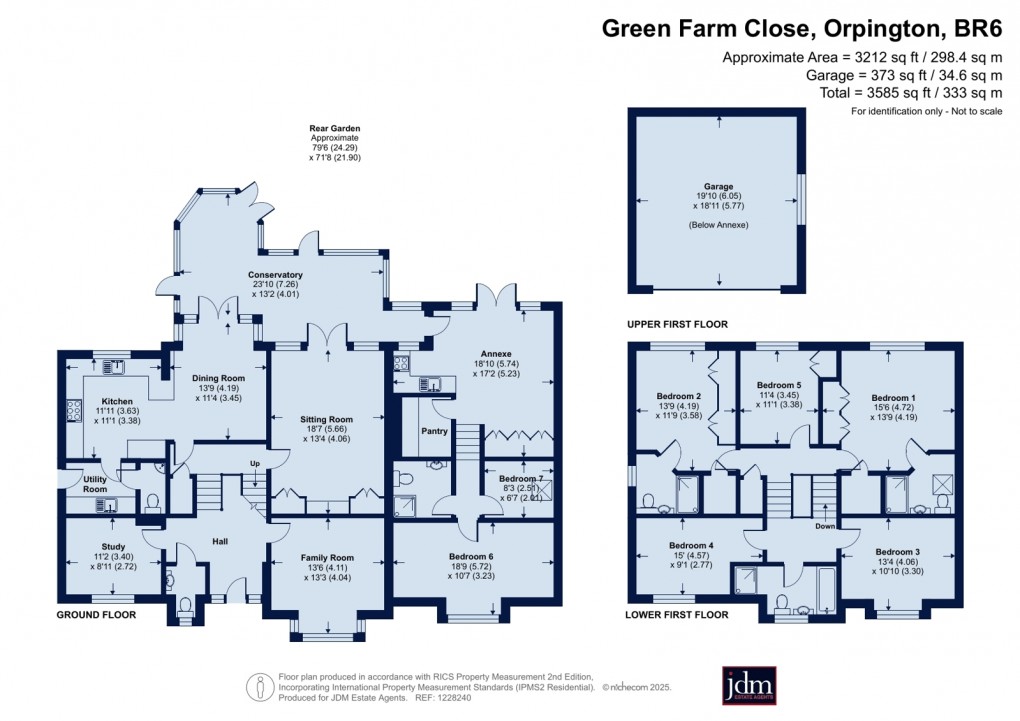 Floorplan for Green Street Green, Orpington, Kent