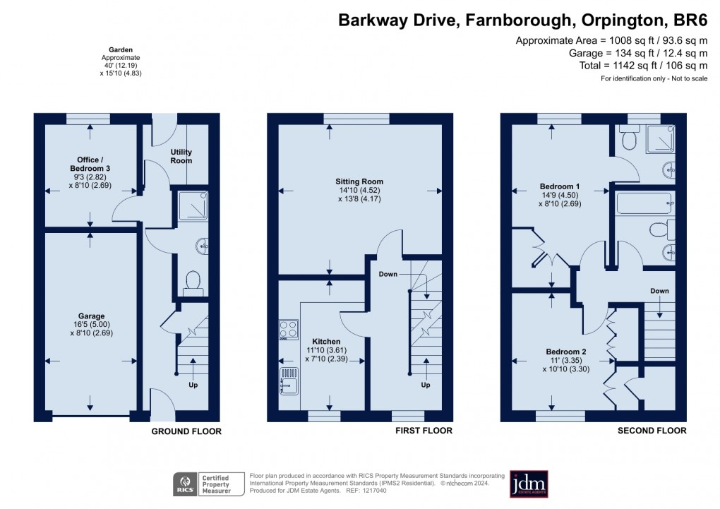 Floorplan for Farnborough, Orpington, Kent