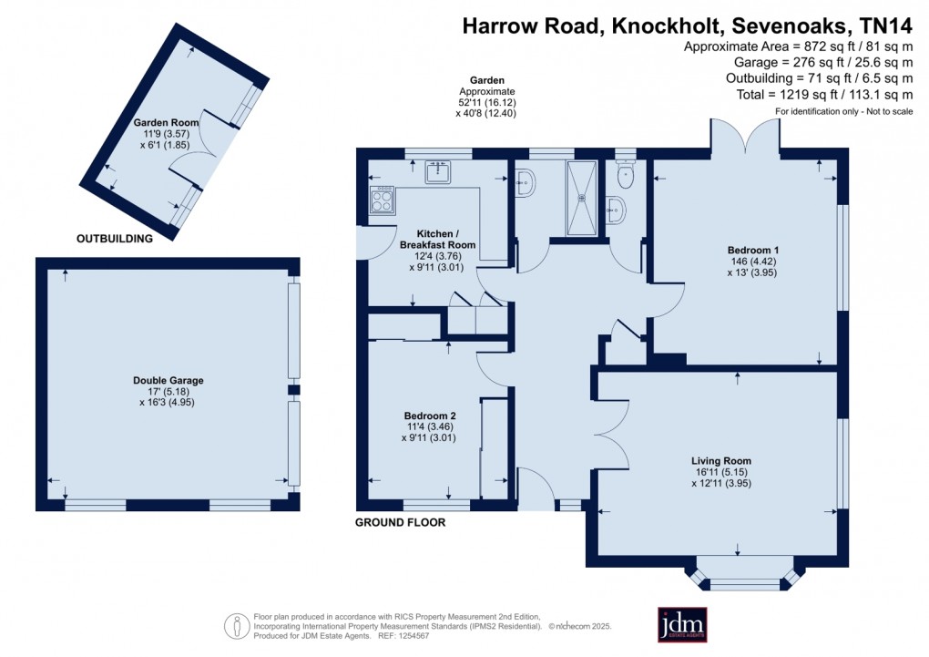 Floorplan for Knockholt, Sevenoaks, Kent