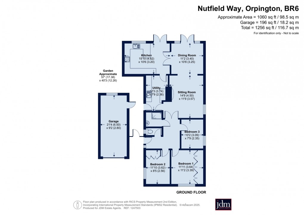 Floorplan for Orpington, Kent