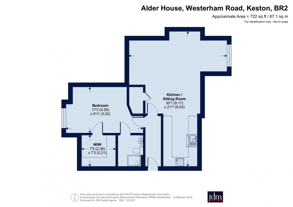 Floorplan for Keston, Kent