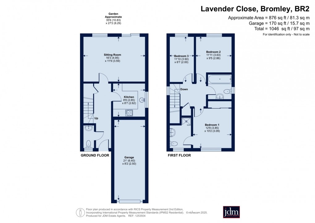 Floorplan for Bromley, Kent